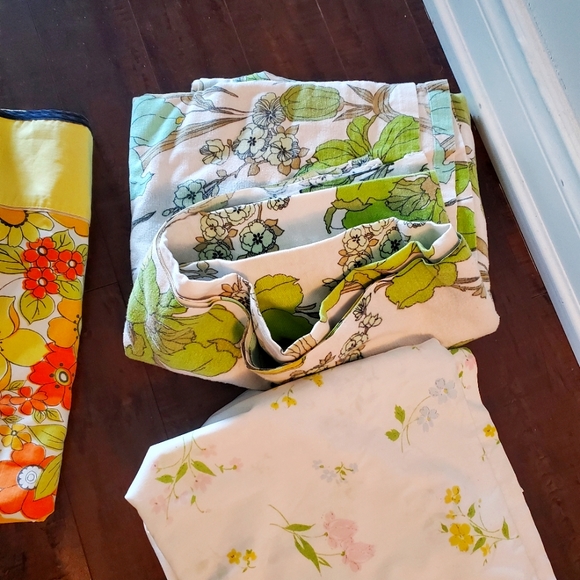 Various vintage flat sheets twin, double (8) - Picture 4 of 7